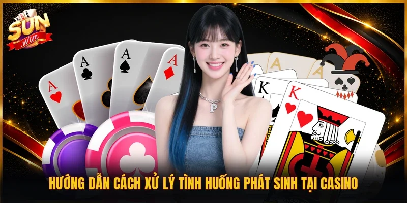 Hướng dẫn cách xử lý tình huống phát sinh tại casino