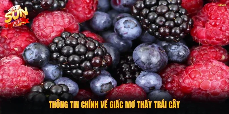 Thông tin chính về giấc mơ thấy trái cây